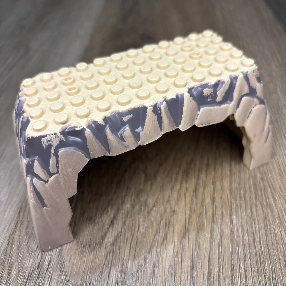 Mega Bloks 3676 Pyrates‎ Pirate Replacement Base Rock Wall Lot Of 5